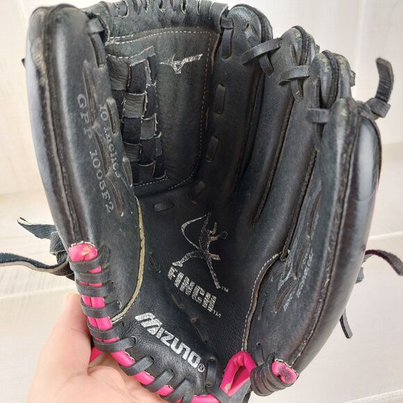 Mizuno Finch Softball Glove 10" Right Hand Thrower Fastpitch Pink GPP1005F2 Girl - Picture 5 of 5